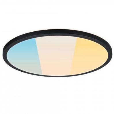 Paulmann 71258 LED Panel Atria Shine 398mm 3000-6500K Schwarz IP44