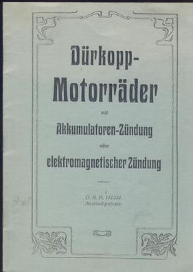 Dürkopp Motorräder 1904-05