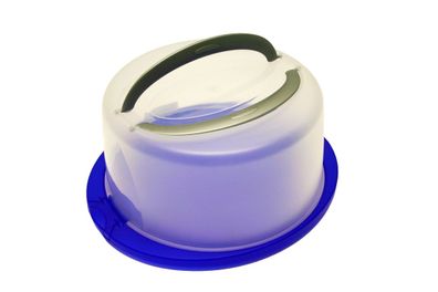 Schulz 440940 Tortenhaube Tortenplatte blau oder hellgrau Haube transparent Trageg