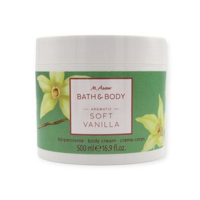 M. Asam Bath & Body Soft Vanilla Körpercreme 500ml