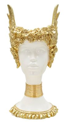 Dekofigur klassische Büste Göttin Athene Skulptur als Vase Behälter nutzbar H 32 cm