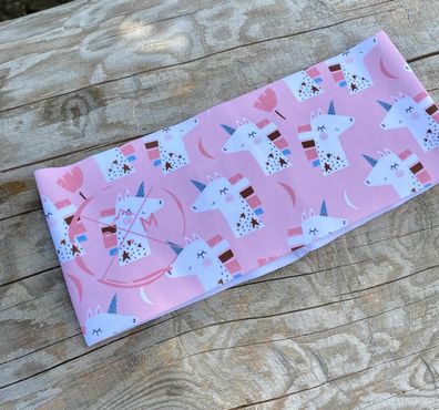 ROSA MINT Kids Funktionsstirnband Einhorn rosa