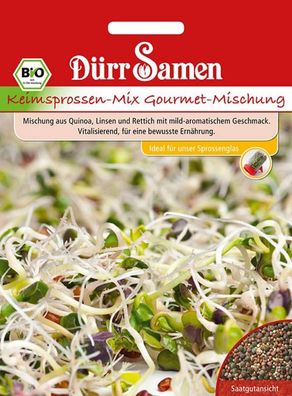 BIO-Keimsprossen Gourmet-Mischung 75g - vielfältige, aromatische Sprossen