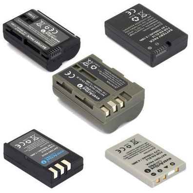 Akku Batterie Nikon EverCaptive CamPro EN-EL3 / EN-EL3E, EN-EL9 / EN-EL9e, EN-EL19