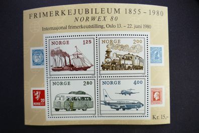 Norwegen MiNr.817-820 Block 3 postfrisch** (AL 855)
