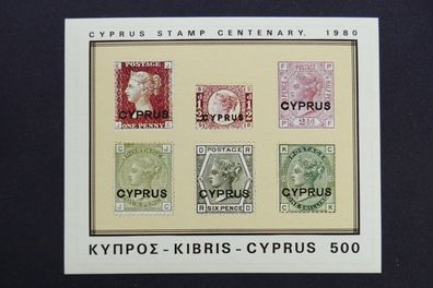 Zypern MiNr. 517-519 Block 11 postfrisch** (AL 747)