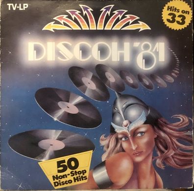 LP: Sweet Power: Discoh ´81 - 50 Non-Stop Disco Hits (1981) Arcade ADEH 82