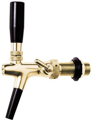 Vergoldeter Bierzapfhahn