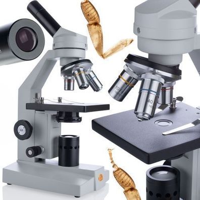 Rosfix Biologisches Mikroskop Uran Pro MBUP – LED, 360° Kopf | WF10x, 230V