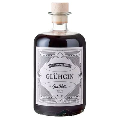 Glühgin Waldbeere Ginlikör 0,5 l - Konzentrat für Heißgetränk