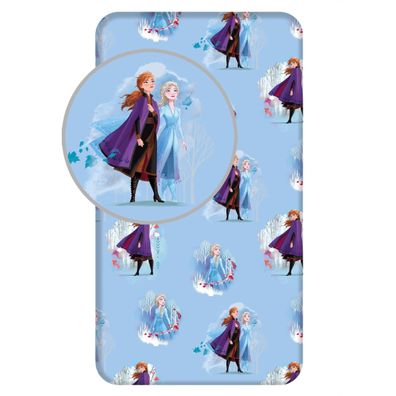 Disney Frozen Spannbettlaken 90x200 cm – Baumwolle – Kinderbett Bezug