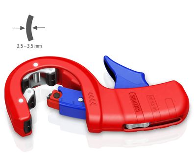 KNIPEX DPT50 Rohrabschneider aus dickwandigem Kunststoff bis 50 mm