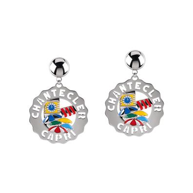 Chantecler - C.41145 - Et Voilà Logo-Ohrringe Chantecler Silber
