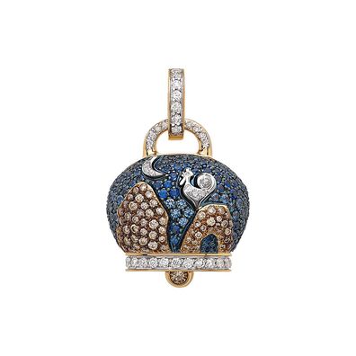 Chantecler - C.39956 - Campanelle-Anhänger aus Gold