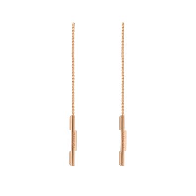Gucci - YBD662115002 - Link zu Love-Ohrringen aus 18-karätigem Roségold