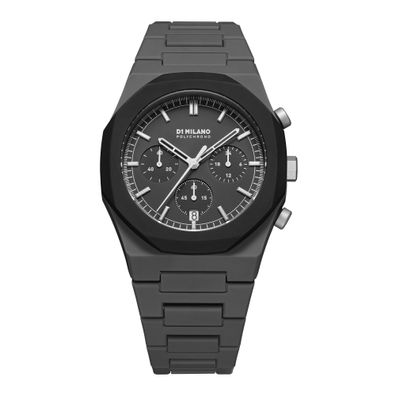 D1Milano - PHBJ04 - Polychrono 40,5 mm Black Blast