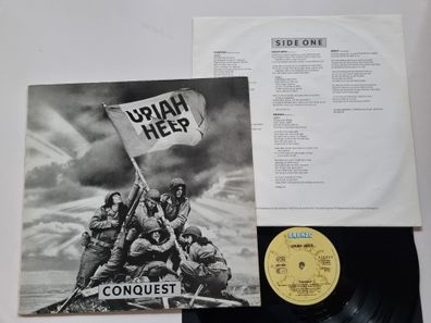 Uriah Heep - Conquest Vinyl LP Germany/ READ FOR Condition!