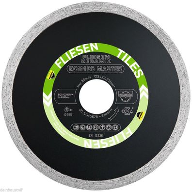 Diamant-Trennscheibe Samedia Master KCM 115mm, 125mm - Durchmesser: 180