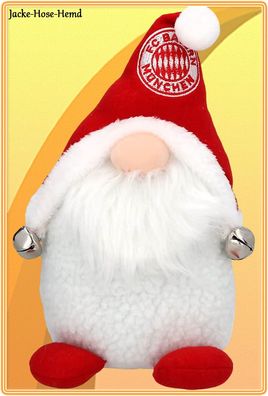 FC Bayern München Wichtel Sherpa Glocken FCB Rot Weiß Weihnachswichtel Zwerg NEU