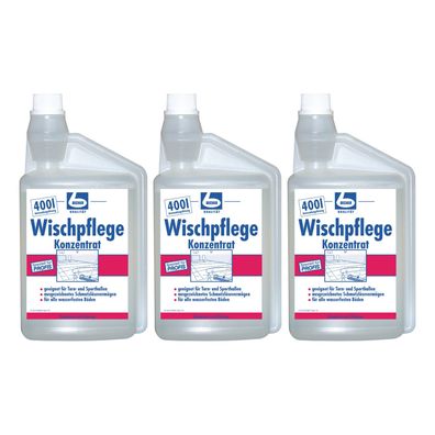 Dr. Becher Wischpflege Hochkonzentrat - 3x 1 Liter Bodenreiniger
