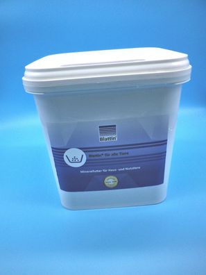 Mineralfutter Mineralstoff Blattimin für alle Haus und Nutztiere Dose 5 kg