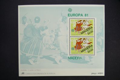 Portugal-Madeira MiNr. 70 Block 2 postfrisch** (GB 2139)
