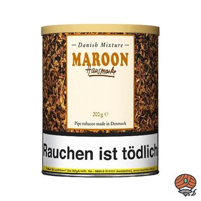 Danish Mixture Hausmarke Maroon 200g Dose Pfeifentabak