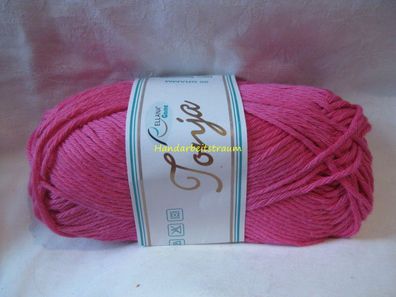 50 gTopflappengarn Tonja von Rellana 100% Baumwolle Lauflänge 85m Nr 334 pink