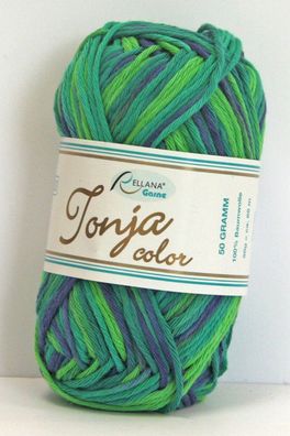 50 g Topflappengarn Tonja Color von Rellana 100% Baumwolle Lauflänge 85m Nr 405