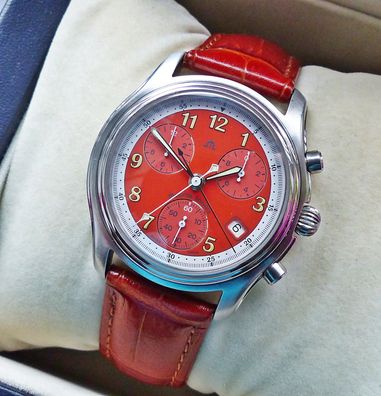 Schöner Maurice Lacroix Les Classics Rattrapante Chronograph Herren Armbanduhr