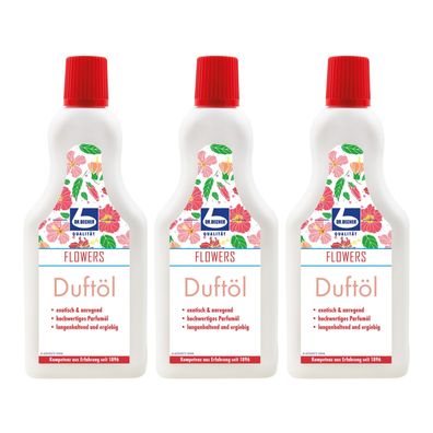 Dr. Becher Duftöl Flowers 3x500 ml Raumduft Parfümöl Lufterfrischer