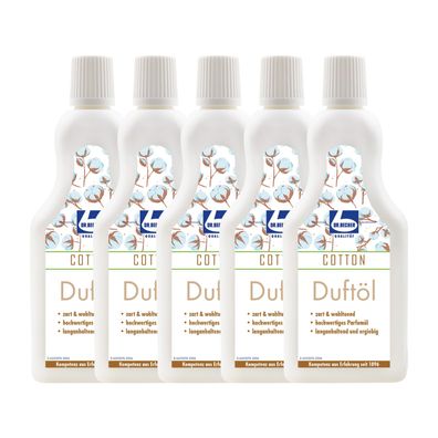 Dr. Becher Duftöl Cotton 5x500 ml Raumduft Parfümöl Lufterfrischer