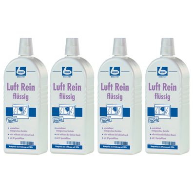 Dr. Becher Luft Rein - 4x500 ml Lufterfrischer flüssig