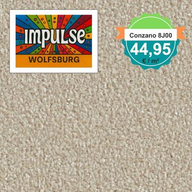 Vorwerk Conzano 8J00 Velours 400 oder 500 cm breit - keine Versandkosten