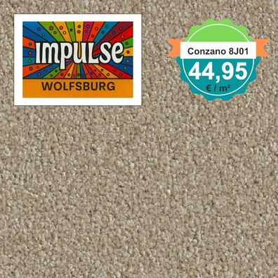 Vorwerk Conzano 8J01 Velours 400 oder 500 cm breit - keine Versandkosten