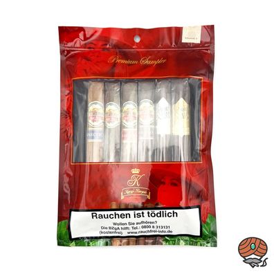 Karen Berger Toro Sampler im Humipack mit 6 Zigarren
