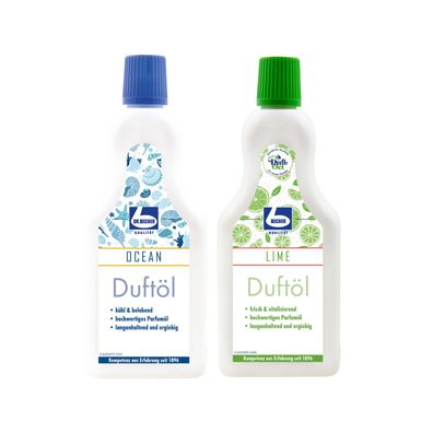 Dr. Becher Duftöl Lime & Ocean je 500 ml Doppelpack, langanhaltend & ergiebig