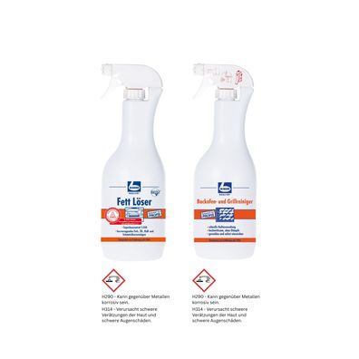 Dr. Becher Fett Löser + Backofen & Grillreiniger (Küchenpaket)