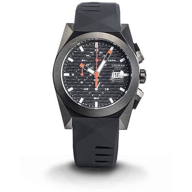 Locman - Mann - 0812K01S-BKBKRDSK - Neue Stealth-Chronographenuhr für Herren