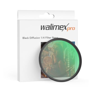 Walimex pro Black Mist Diffusion Filter 1/4 Nano 72mm Kamerafilter Nebelfilter