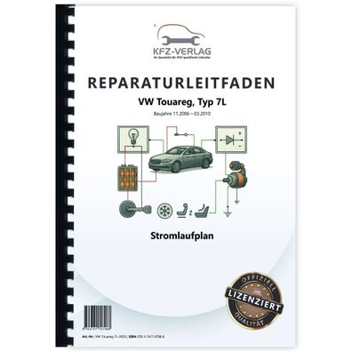 VW Touareg Typ 7L 2006-2010 Schaltplan Stromlaufplan Verkabelung Elektrik Pläne