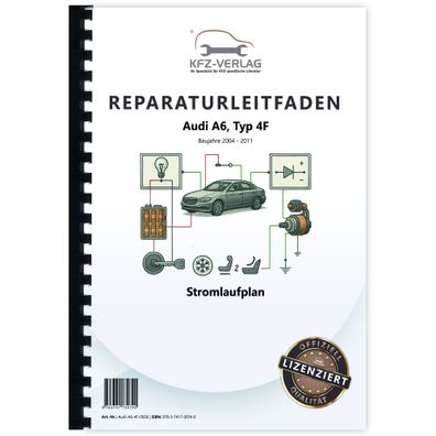 Audi A6 Typ 4F 2004-2011 Schaltplan Stromlaufplan Verkabelung Elektrik Pläne