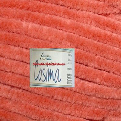 100g Cosima von Rellana superweiches Chenillegarn Nr 68 orange