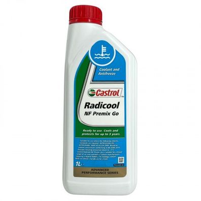 Castrol Radicool NF Premix Go Kühlerfrostschutz (-37 °C) gebrauchsfertig 1 Liter