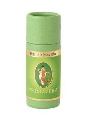 Primavera 3x Kamille blau bio Ätherisches Öl 1ml