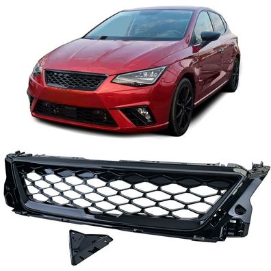 Sport Kühlergrill CLEAN Wabendesign passt Seat Ibiza 6F KJ ab 2017