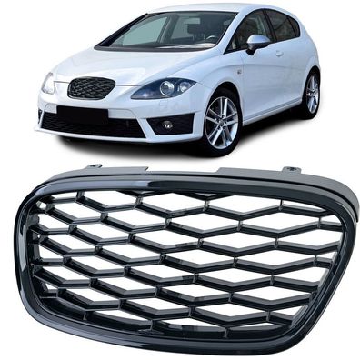 Sport Kühlergrill Wabendesign für Seat Leon 1P auch Cupra Facelift 2009-2012