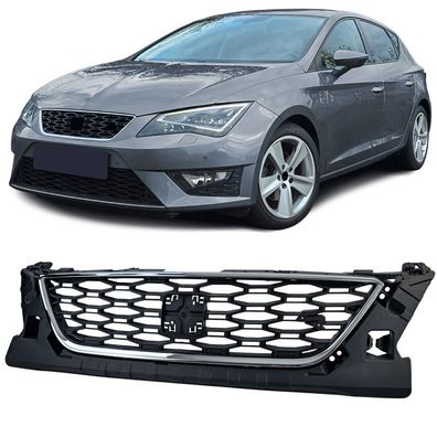 Sport Upgrade Kühlergrill mit Chromrahmen passt für Seat Leon FR 5F 2012-2016