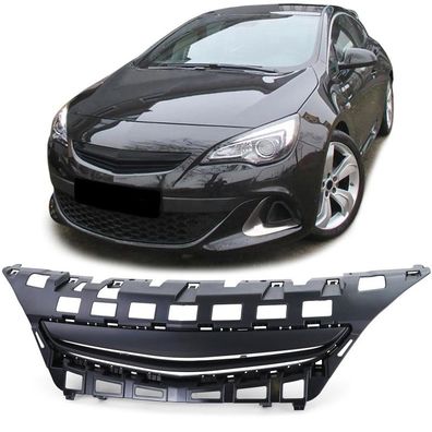 Kühlergrill Frontgrill Schwarz ohne Emblem für Opel Astra J GTC 3-Türer 12-18