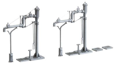 Faller H0 120137 2 Gelenk-Wasserkräne Gebäude-Bausatz Bahnbetriebswerk